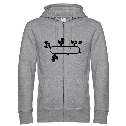 Schießbude Ente Männer Hoodie