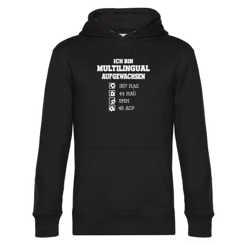 Schießstand Schützenverein Pistolen Sprache Spruch Männer Hoodie