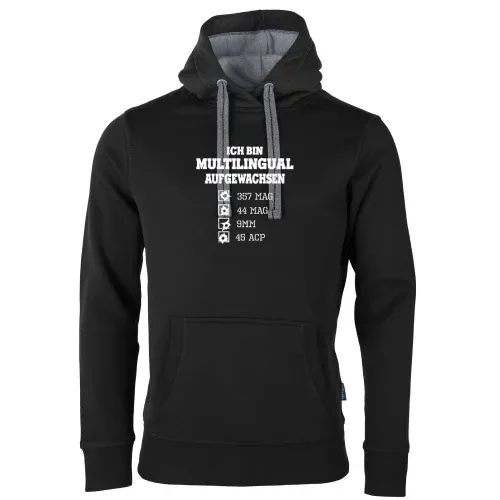 Schießstand Schützenverein Pistolen Sprache Spruch Männer Hoodie