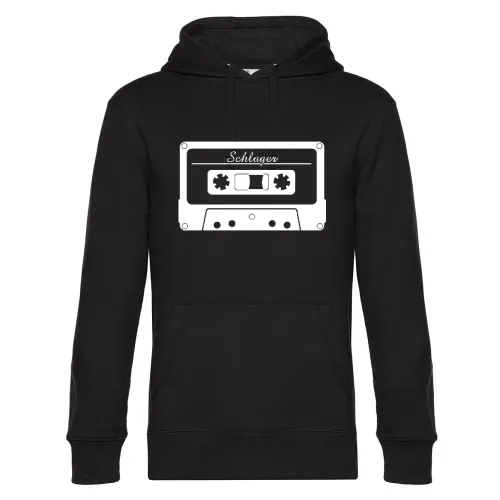 Schlager Kassette Männer Hoodie