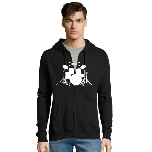 Schlagzeug mit Sticks Männer Hoodie
