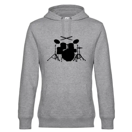 Schlagzeug mit Sticks Hoodie Männer King Hooded