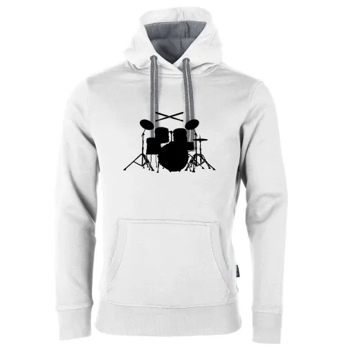 Schlagzeug mit Sticks Männer Hoodie