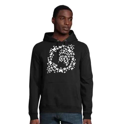 Schmetterlinge Erde Männer Hoodie