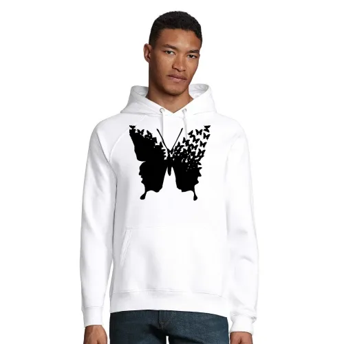 Schmetterlinge Männer Hoodie
