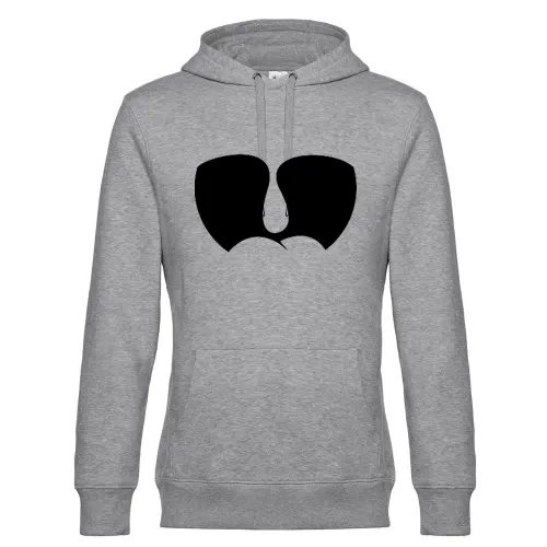 Schreiender Mund Männer Hoodie