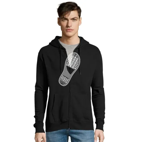 Schuhabdruck Männer Hoodie