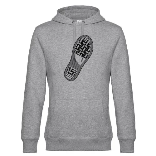 Schuhabdruck Hoodie Männer King Hooded