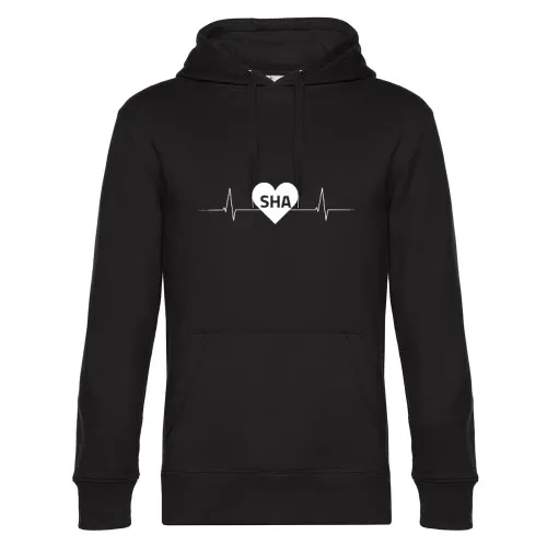 Schwäbisch Hall SHA Nummernschild Herzschlag Hoodie Männer King Hooded