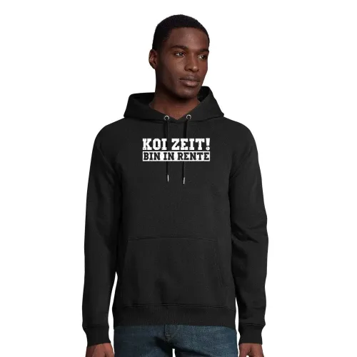 Schwäbisch Rente Schwaben Ruhestand Koi Zeit Motiv Hoodie Männer Stellar Bio