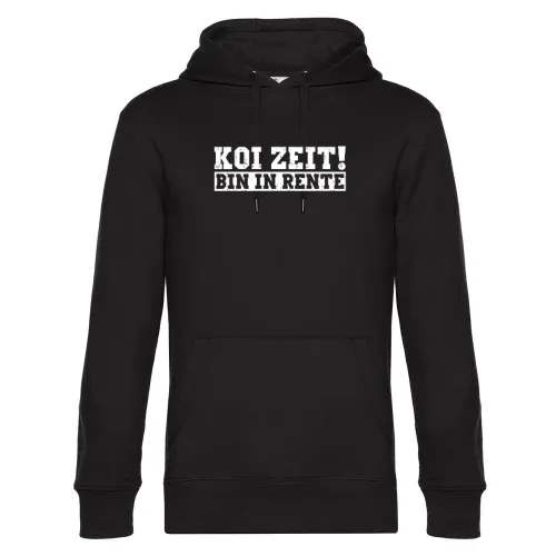 Schwäbisch Rente Schwaben Ruhestand Koi Zeit Motiv Hoodie Männer King Hooded