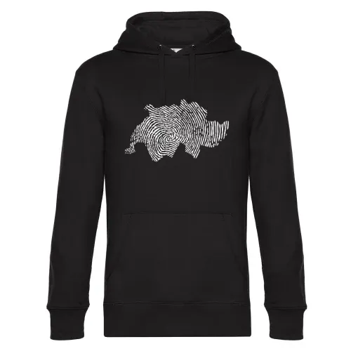 Schweiz Fingerabdruck Hoodie Männer King Hooded