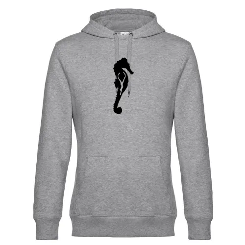 Seepferdchen Taucher Freitaucher Seepferd Hoodie Männer King Hooded
