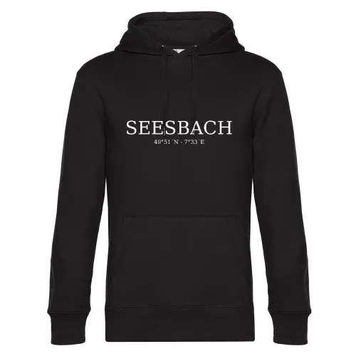 Seesbach Koordinaten Hoodie Männer King Hooded