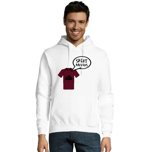 Shirt Happens Männer Hoodie Shirt Happens Hoodie