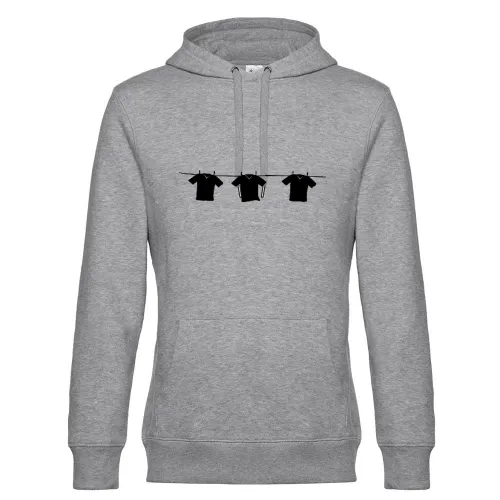 Shirts auf der Wäscheleine Hoodie Männer King Hooded