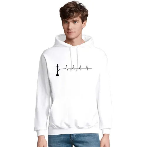 Shisha Herzschlag Männer Hoodie