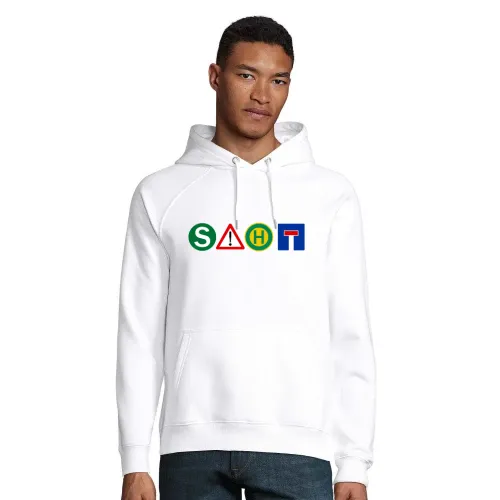 Shit Verkehrsschilder Hoodie Männer Stellar Bio