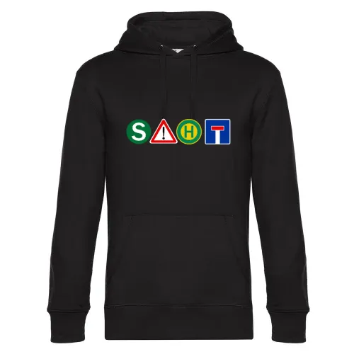 Shit Verkehrsschilder Hoodie Männer King Hooded