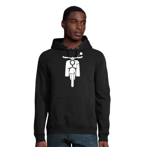 Simson Schwalbe Frontal Hoodie Männer Stellar Bio