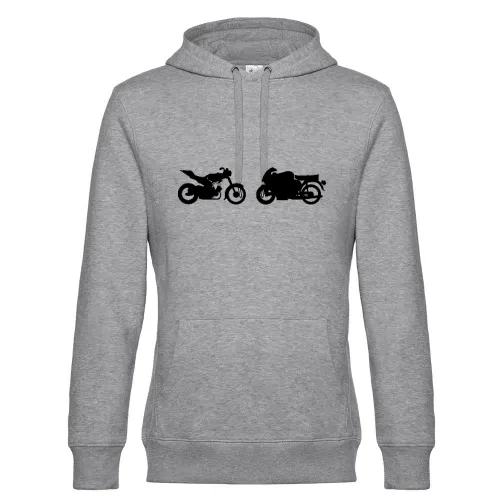Simson vs. Rennmaschine Hoodie Männer King Hooded