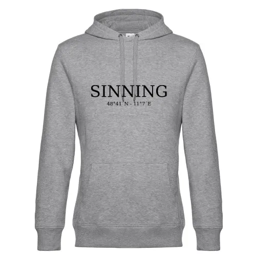 Sinning Koordinaten Hoodie Männer King Hooded