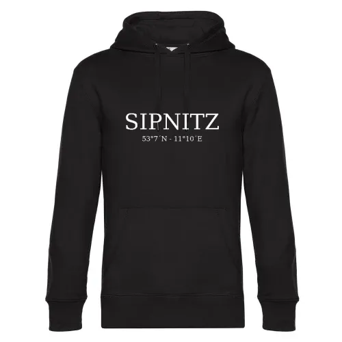 Sipnitz Koordinaten Hoodie Männer King Hooded
