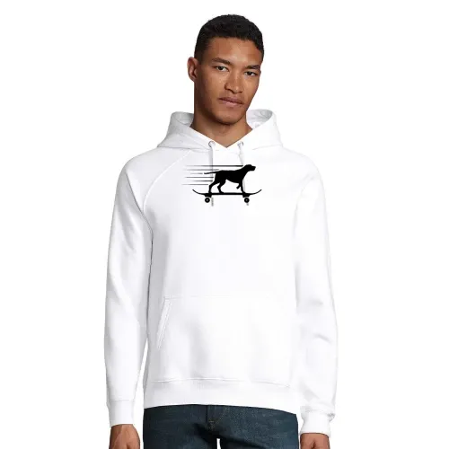 Skateboard Hund Hoodie Männer Stellar Bio