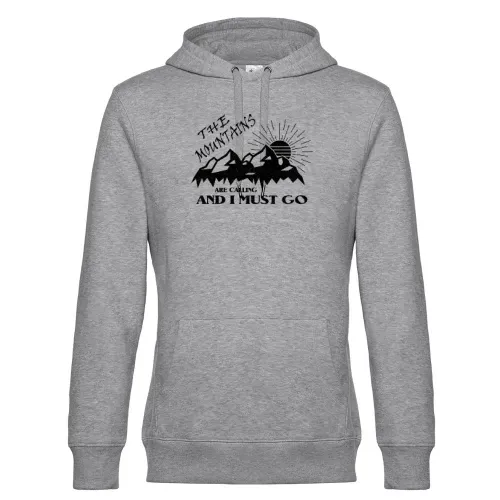Ski Skifahren Skiurlaub Mountains Are Calling Hoodie Männer King Hooded