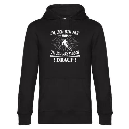 Skifahrer Ski Opa, Vater hat es drauf Hoodie Männer King Hooded