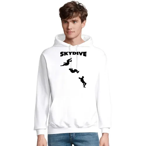Skydive Sitfly Evolution Sitting Freefly Hoodie Männer Condor