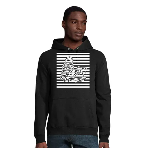 Sneaker gestreift Hoodie Männer Stellar Bio