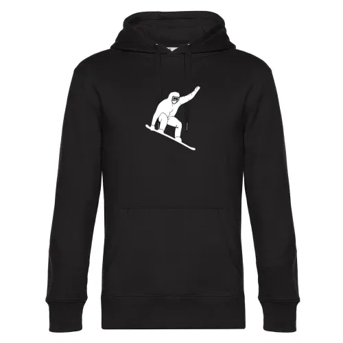 Snowboard Snowboarder Sprung Jump Trick Hoodie Männer King Hooded