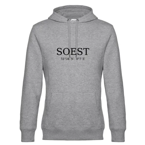 Soest Koordinaten Hoodie Männer King Hooded