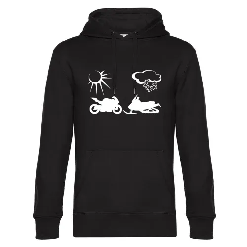 Sommer- vs. Wintermobile Hoodie Männer King Hooded