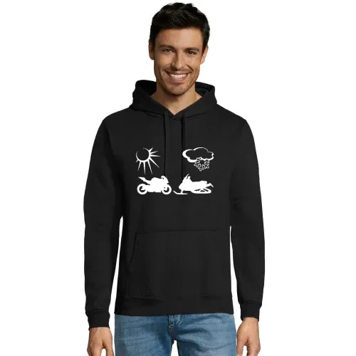 Sommer- vs. Wintermobile Hoodie Männer Snake