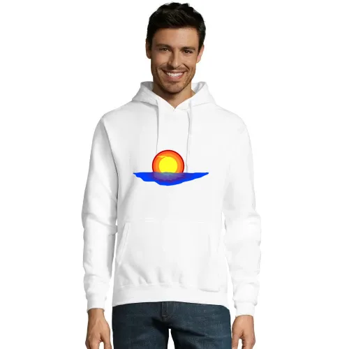 Sonnenuntergang im Meer Hoodie