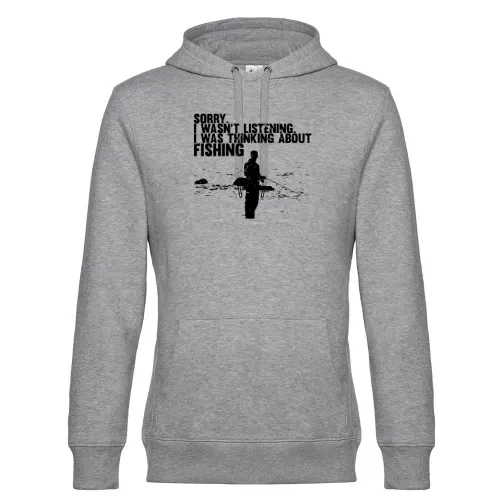 Sorry, hab grade ans Fischen gedacht Hoodie Männer King Hooded