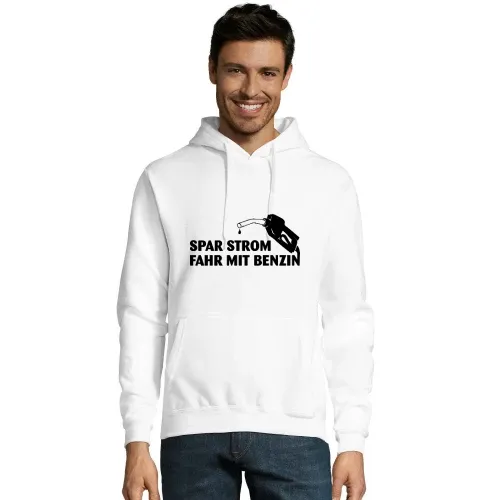 Spar Strom, fahr mit Benzin Hoodie Männer Snake