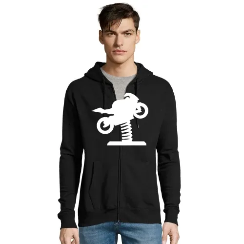 Spielplatzmotorrad zum Wackeln Männer Hoodie