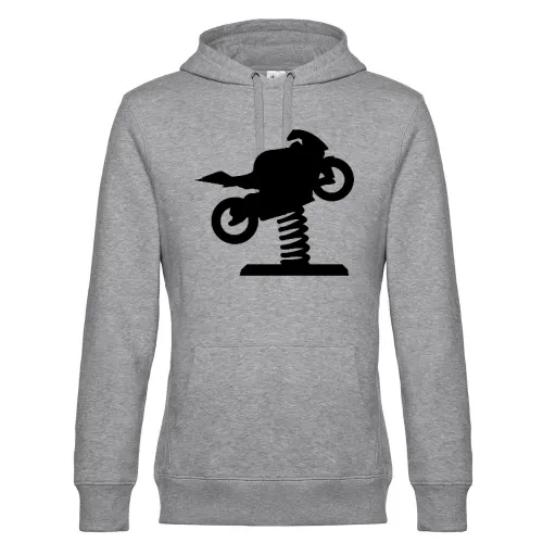 Spielplatzmotorrad zum Wackeln Männer Hoodie