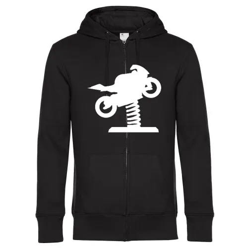 Spielplatzmotorrad zum Wackeln Männer Hoodie