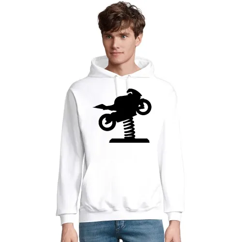 Spielplatzmotorrad zum Wackeln Männer Hoodie