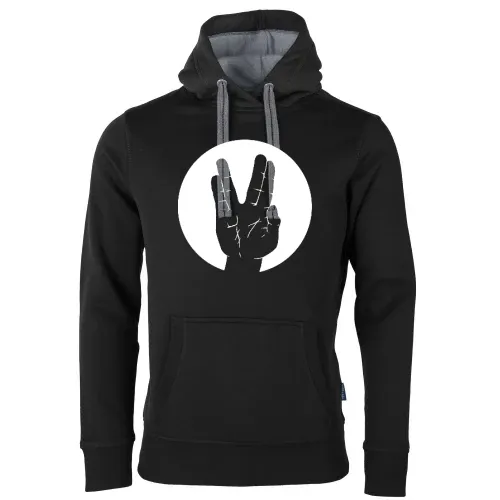 Spock Vulkanier Gruß Kreis Männer Hoodie
