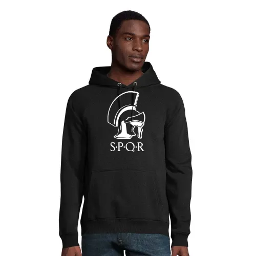 SPQR Römischer Helm Männer Hoodie