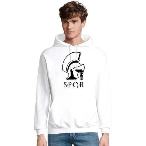 SPQR Römischer Helm Männer Hoodie