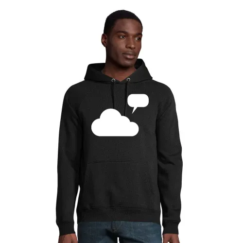 sprechende Wolke Männer Hoodie