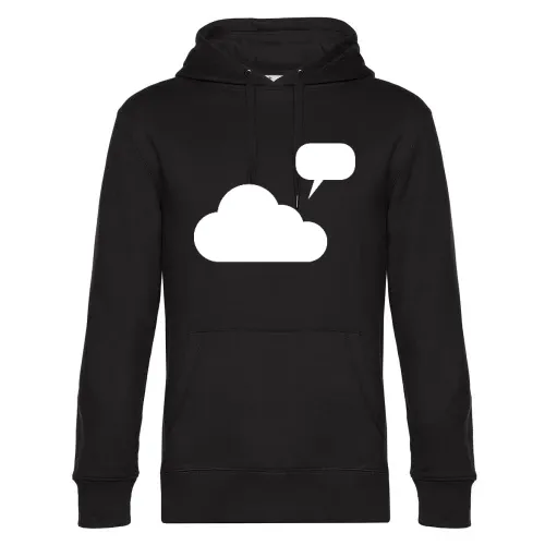 sprechende Wolke Männer Hoodie