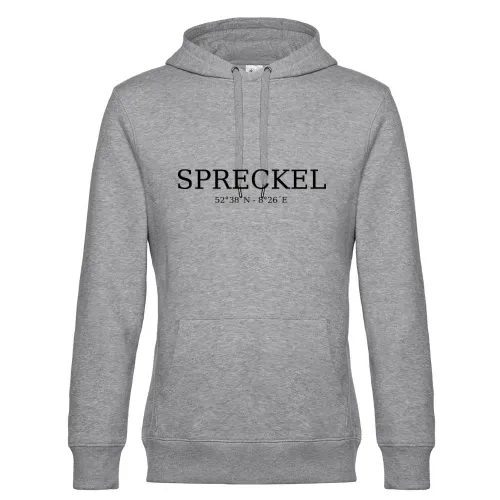 Spreckel Koordinaten Hoodie Männer King Hooded