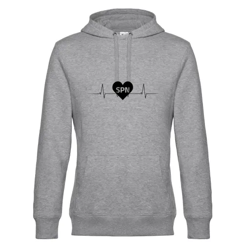 Spree, Neiße SPN Nummernschild Herzschlag Hoodie Männer King Hooded